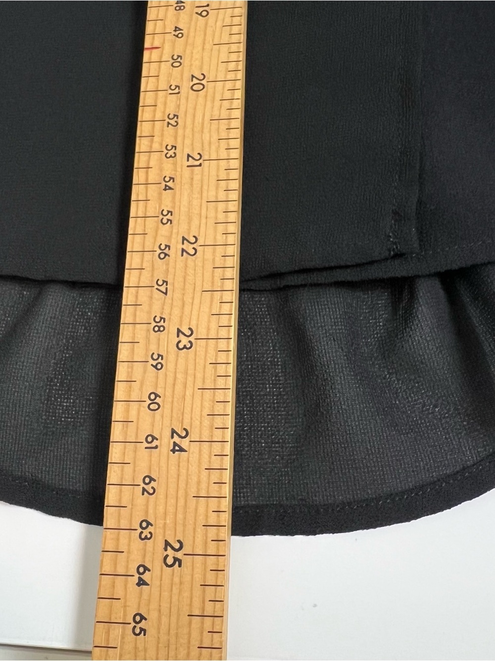 Monk & Lou Black Faux-Wrap Sleeveless Chiffon Blouse - Size Small (GUC) - Picture 7 of 7
